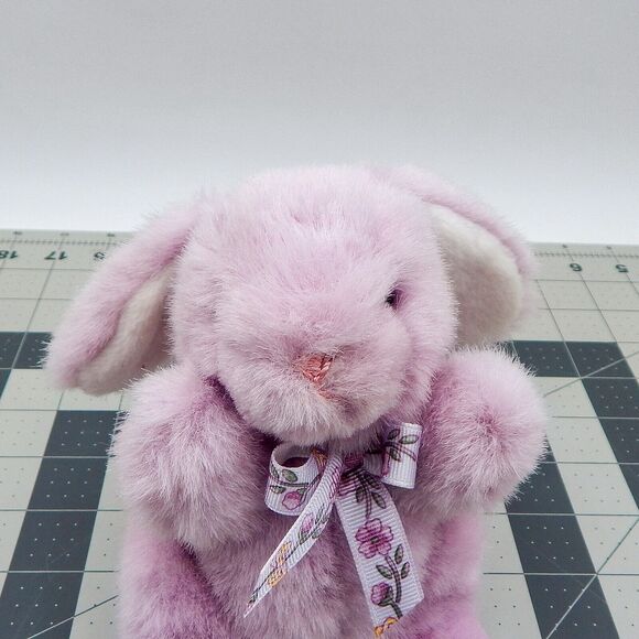 Charter Club Bunny Rabbit Plush Lavender Purple 6 Inch Sound Box Non Working - Picture 5 of 11